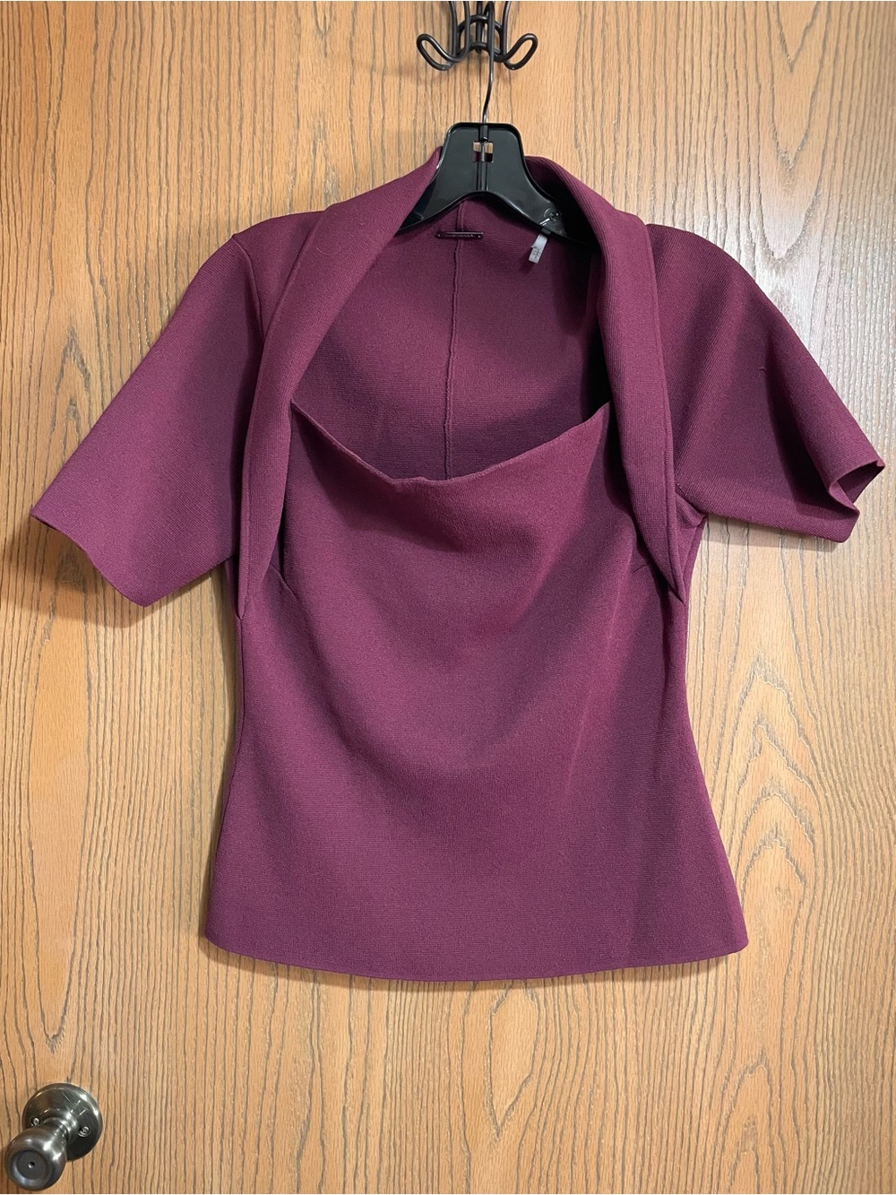 EUC Elie Tahari Top in Berry Purple
